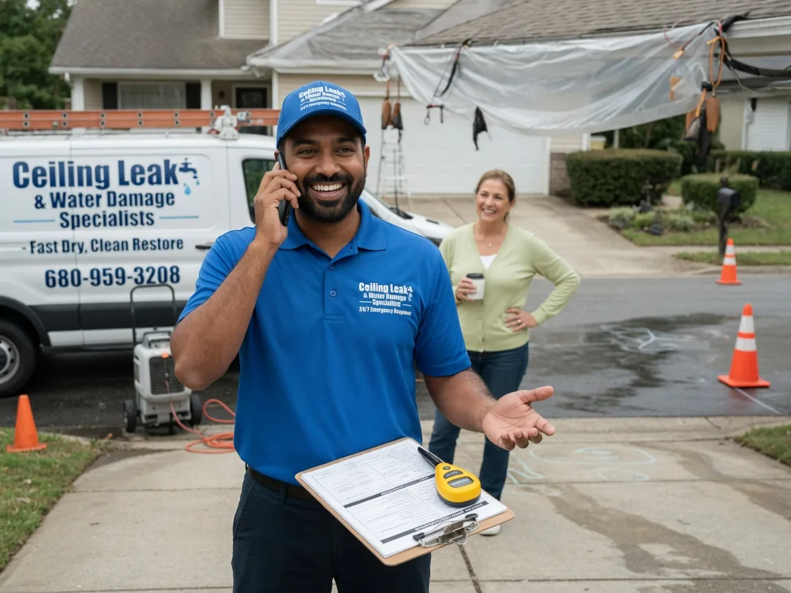 Ceiling Leak Cleanup Hingham, WI FAQs